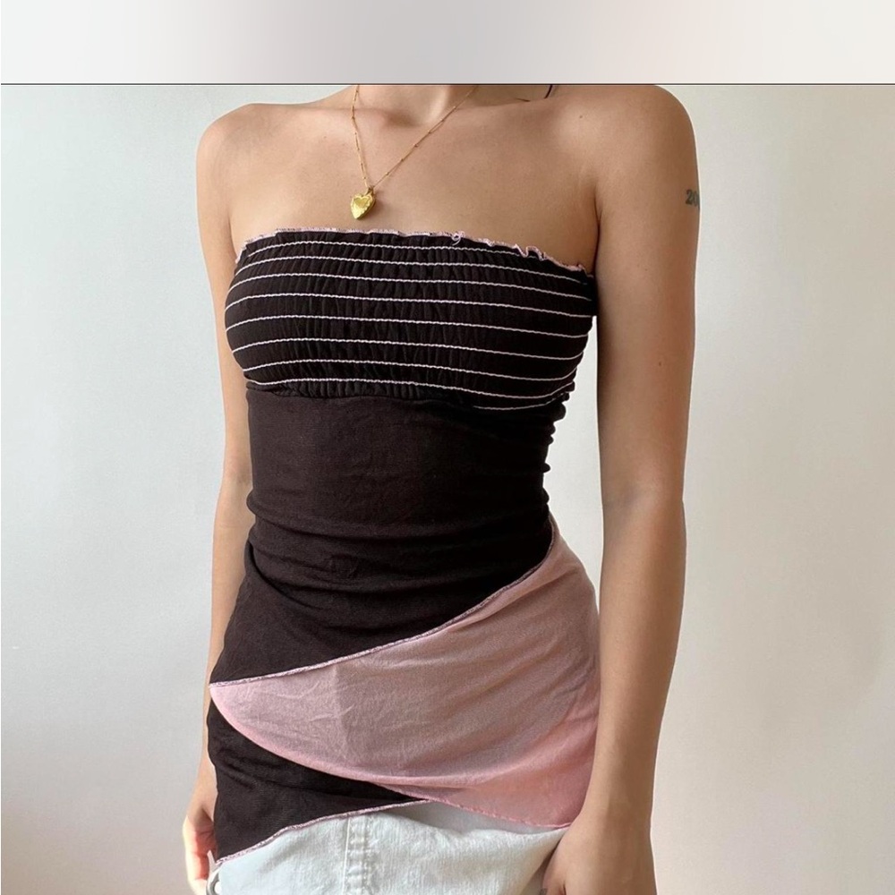 Y2K Layered Tube Top